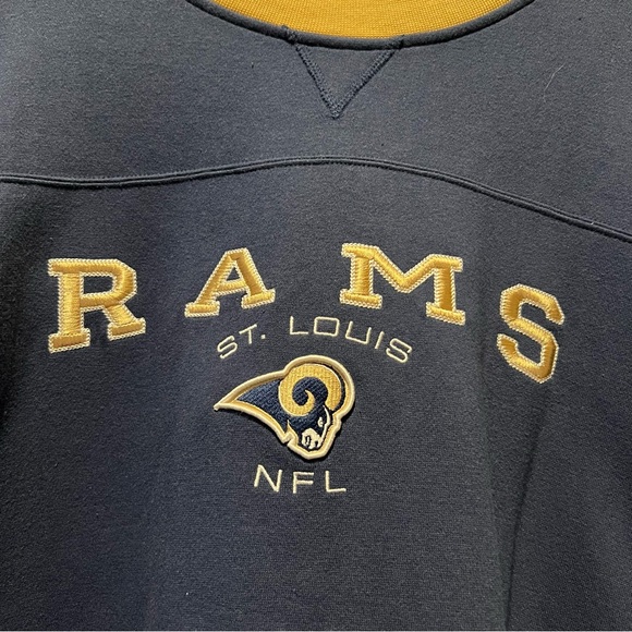 NWT Vintage 90s NFL Rams Crewneck Sweater - Picture 2 of 3